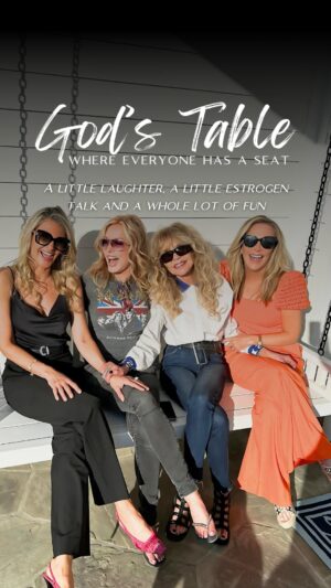 Tracey E. Bregman Instagram - 🎙️God’s Table Podcast Episodes Coming Soon!

😂 A little laughter, a little estrogen, and a whole lot of fun... 

Dyan Cannon, Tracey Bregman, Kym Douglas, and Christine Avanti-Fischer keep it real—and hilarious! From Tracey’s butt to estrogen talk, nothing is off-limits at God’s Table!

Follow God’s Table and stay tuned for important updates - plus more laughter, love, and life’s best conversations. 
.
.
#GodsTable #Faith #Laughter #Unfiltered #ComingSoon #podcast #friendship