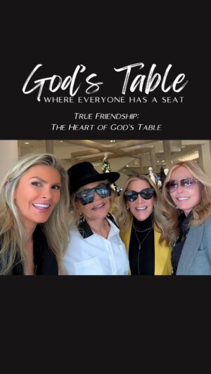 Tracey E. Bregman Instagram - A friendship built on faith, love, and laughter... 

Dyan Cannon, Tracey Bregman, Kym Douglas, and Christine Avanti-Fischer share the heart and soul of their bond—one that lifts, inspires, and reminds us all of the power of true connection.

Follow God’s Table and stay tuned for deep conversations, laughter, and moments that matter. 

Coming soon! 🙏💫 

#GodsTable #Faith #Friendship #Healing #Transformation #podcast #comingsoon #womenover50 #womensupportingwomen