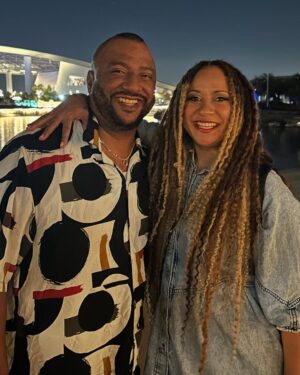 Tracie Thoms Instagram - Happy Birthday Austin! Dad came to town and they spent his birthday at @thecinevita watching us cut up in #TarantinoPulpRock! A time was HAD!