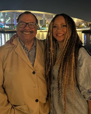 Tracie Thoms Instagram - Happy Birthday Austin! Dad came to town and they spent his birthday at @thecinevita watching us cut up in #TarantinoPulpRock! A time was HAD!
