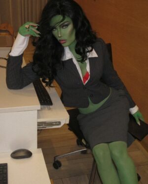 Trejsi Sejdini Instagram - “It Kinda Feels Like If I Don’t Transform, I’m Gonna Die.’’
SHE-HULK