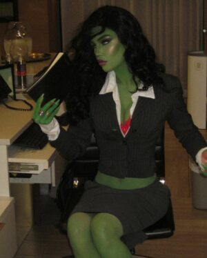 Trejsi Sejdini Instagram - “It Kinda Feels Like If I Don’t Transform, I’m Gonna Die.’’
SHE-HULK
