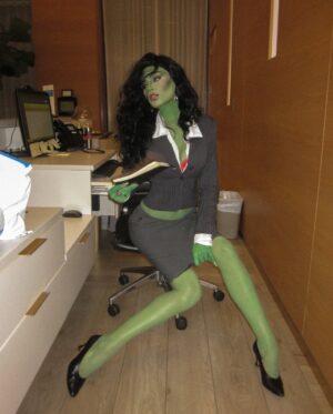 Trejsi Sejdini Instagram - “It Kinda Feels Like If I Don’t Transform, I’m Gonna Die.’’
SHE-HULK