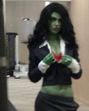 Trejsi Sejdini Instagram - “It Kinda Feels Like If I Don’t Transform, I’m Gonna Die.’’
SHE-HULK