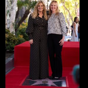 Trisha Yearwood Instagram - Thank you to the @hollywoodchamberofcommerce for the honor of receiving my very own star on the @hwdwalkoffame! GratefuI to share this day with my husband, my family and friends, my fabulous TeamTY (that includes my hardworking crew and the loyal friends who’ve been coming to my shows for all these years!)! Having my buddies @reba and @carlypearce stand by my side during this special moment was icing on the cake! @codyalan, you are the best master of ceremonies! You’re all stars in my book! xo ⭐️