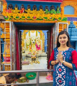 Trupti Mirambika Instagram - Jay SriRam🙏💖🤍
#happy #ramanavami⛳️🏹 
#temple #prayer #love 
#instagram #creator