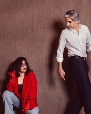 Uzma Hassan Instagram - A Sneak Peak to 🐇 WHITE RABBIT, RED RABBIT - The First entry for the Cyclorama Theatre Festival.

🗓️ @omairana – Tomorrow, Thursday, 27th March 
 @uzmahassanofficial – Friday, 28th March
📍 @thecolonylahore
⏳ Entry: 8:30 PM | Show: 9:00 PM

🎟 Choose your night—or witness both. Book now at @ticketwalapk (Link in Bio) or Contact 0321-6106862.

Produced by @whoisshahfahad 
Styling by @baemisaal
Photography by @fadzhashmi @baemisaal and @sunil.michael
Official Radio Partner: @fm91.official

#whiterabbitredrabbit #theatre #lahore #entertainment #events #omairrana #uzmahassan #art #dramaed