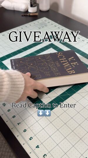 V. E. Schwab Instagram - I am absolutely delighted to be hosting a giveaway with the one and only @veschwab 🥹🤭

THREE winners will be chosen to win a SIGNED Handbound copy of The Invisible Life of Addie Larue. This story means so much to so many of you, myself included, so we are very excited to offer this to you! 

How to enter:
✨ follow both @veschwab and @shelfcarebindery 
✨ like this post
✨ tag some friends in the comments that would be excited to enter!

Each tag is an entry. Bonus if you share 🙌🏼💥

Winners will be chosen and announced on April 28th! Good luck everyone! 🫶🏼

💥 Please be mindful of scams! I will be the only one messaging you if you have won. Myself or V.E. Schwab will never ask for personal information (aside from your shipping address if you win) or for any money!

#theinvisiblelifeofaddielarue #addielarue #veschwab #bookstagram #booktube #bookofthemonth #botm #tbr #toberead #wanttoread #booktok #booklover #bookcommunity #readersofinstagram #weekendreader #weekendreads #weekendreading #bookbinding #bookbinder #bookbindingstudio #bookbindersofinstagram #bookbindingtools #specialeditionbooks #handmade #bookbind #bookbinders #bookbindingworkshop