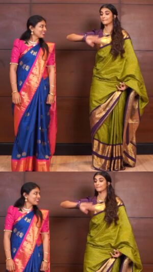 VJ Tara Instagram - Kannima with the OG kannima @hegdepooja 
.
Mua : @duskypalette_by_abi 
Jewel: @luckyone_jewelry