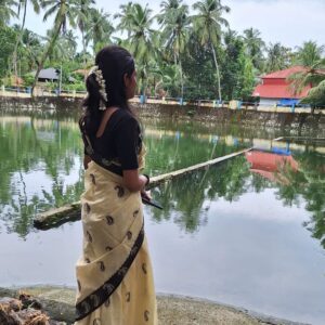 Vaishnavi Vaish Instagram - 🌼🖤🤍

#kerala #guruvayur #tradition #traditionalattire #family #friends #funtime #enjoyment #girlstrip #relax