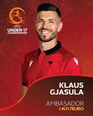 Valbona Selimllari Instagram - 📣 Ju prezantojmë me Klaus Gjasulën dhe Valbona Selimllarin, ambasadorët e UEFA European Under-17 Championship Albania 2025! 👐🏻🇦🇱

#U17EURO