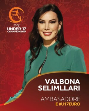 Valbona Selimllari Instagram - 📣 Ju prezantojmë me Klaus Gjasulën dhe Valbona Selimllarin, ambasadorët e UEFA European Under-17 Championship Albania 2025! 👐🏻🇦🇱

#U17EURO