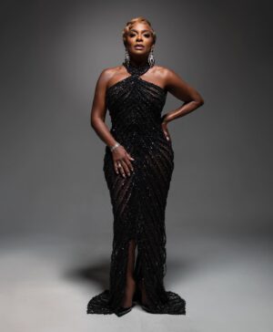 Vanessa Bell Calloway Instagram - My birthday is in 15 days March 20th!!! I always love doing a birthday photo shoot every few years and this is the one that I did in Jan with the great @mrdblanks makeup @paintedbyjeremy hair @designer_elijah_  styled  @truthandcon  thanks to my #atl team for always making me feel beautiful!!