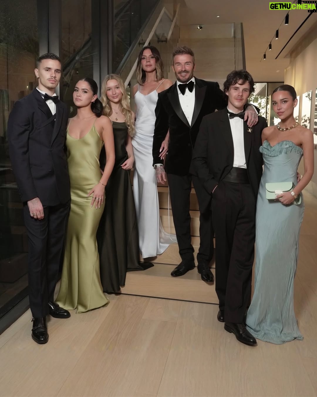 Victoria Beckham - 708.5K Likes - What a way to begin the first of many birthday celebrations for @davidbeckham, surrounded by friends and family x Kisses from Miami! 🇺🇸