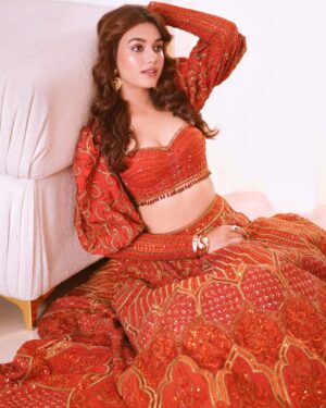 Vidhi Yadav Instagram - 🧡
.
.
.
Wearing: @worldofasra 
📷: @abhay_r_kirti
Hair by: @sushma_jadhav97