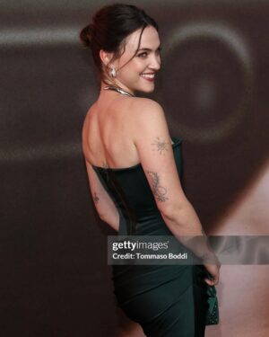 Violett Beane Instagram - Last night at the premiere of @dropthemovie 💔 It’s an emotional rollercoaster, get ready! No one is safe! Meghann you sweet, beautiful soul, you truly outdid yourself. Chris your leadership and spirit is unmatched. Congrats Sam and Cam. And thank you Blumhouse, Platinum Dunes, Universal. DROP your weekend plans and go see it in theaters April 11th!!

Styling by @itsamandalim 
Hair by @ericka_verrett 
Makeup by me :)