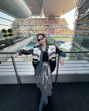 Wang Feifei Instagram - F1 is really fun！ love it❤️
 #f1 #fei