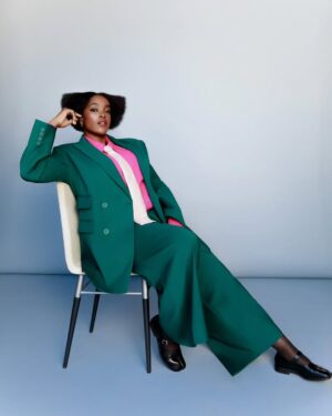 Wunmi Mosaku Instagram - Vamping it up for SCHÖN! MAGAZINE May cover
@sinnersmovie

photography. @camraface @earlymorningriot
fashion. @tarzinichols
casting. @alabamablonde @striketheblonde_casting
make up. @autumnmoultriebeauty @thewallgroup using @armanibeauty
hair. @iamaraxilindsey @thewallgroup using @lush
photography assistant. @artagee
special thanks. @davianlain   The Team @theofficialpandora
words. @raeganrubin
#SchonMagazine #allaboutdesire