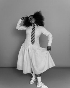 Wunmi Mosaku Instagram - Vamping it up for SCHÖN! MAGAZINE May cover
@sinnersmovie

photography. @camraface @earlymorningriot
fashion. @tarzinichols
casting. @alabamablonde @striketheblonde_casting
make up. @autumnmoultriebeauty @thewallgroup using @armanibeauty
hair. @iamaraxilindsey @thewallgroup using @lush
photography assistant. @artagee
special thanks. @davianlain   The Team @theofficialpandora
words. @raeganrubin
#SchonMagazine #allaboutdesire
