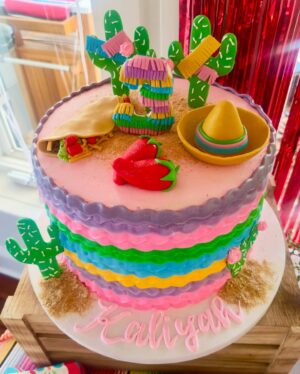 Wynonna Judd Instagram - Had a 🪅 THREE-ESTA 🪅 for our girl’s 3rd birthday! We love a good theme around here. 🌵🌮🎉