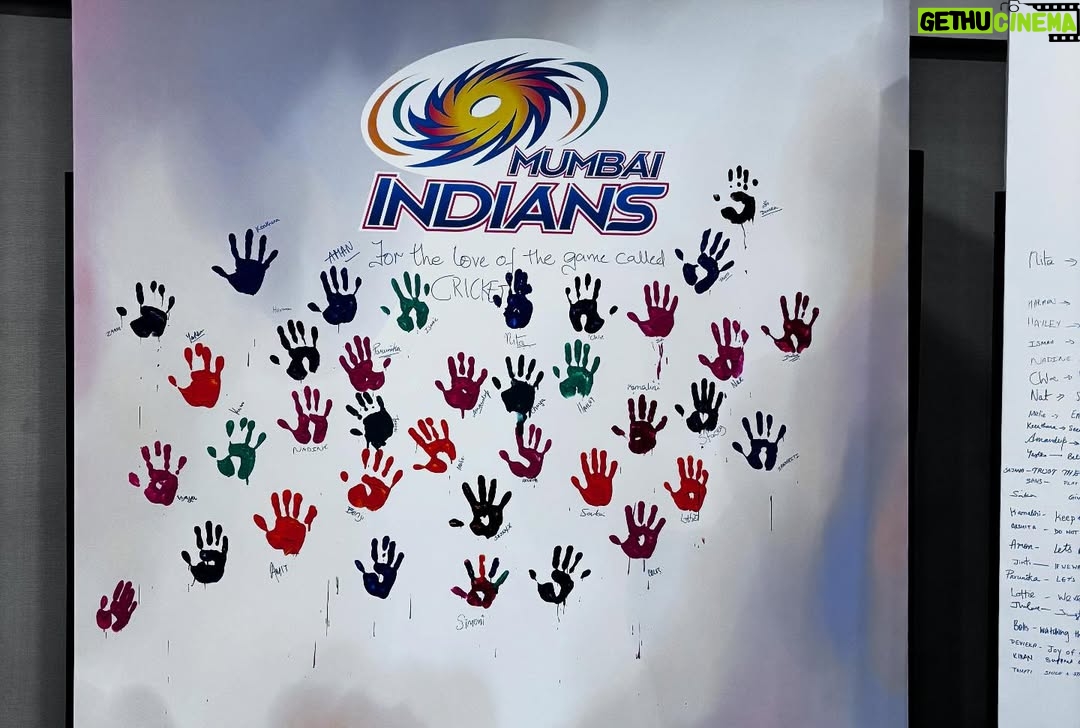Yastika Bhatia - 47.7K Likes - Blessed to be part of this group💙😇
@mumbaiindians 🏆