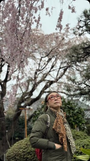 Yumi Matsutoya Instagram - 今週のユーミンコード、桜を愛でながら収録。