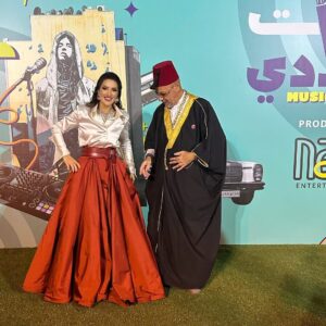 Zain Awad Instagram - @sawtbladi 🎙️🎤
#zainawad 
@nas.entmt #love 
#music #lovejo 
style 
@alaasamman_ 
@amjadhamori 
Makeup @makeupbyissahishan 
Hair @george.zahra
