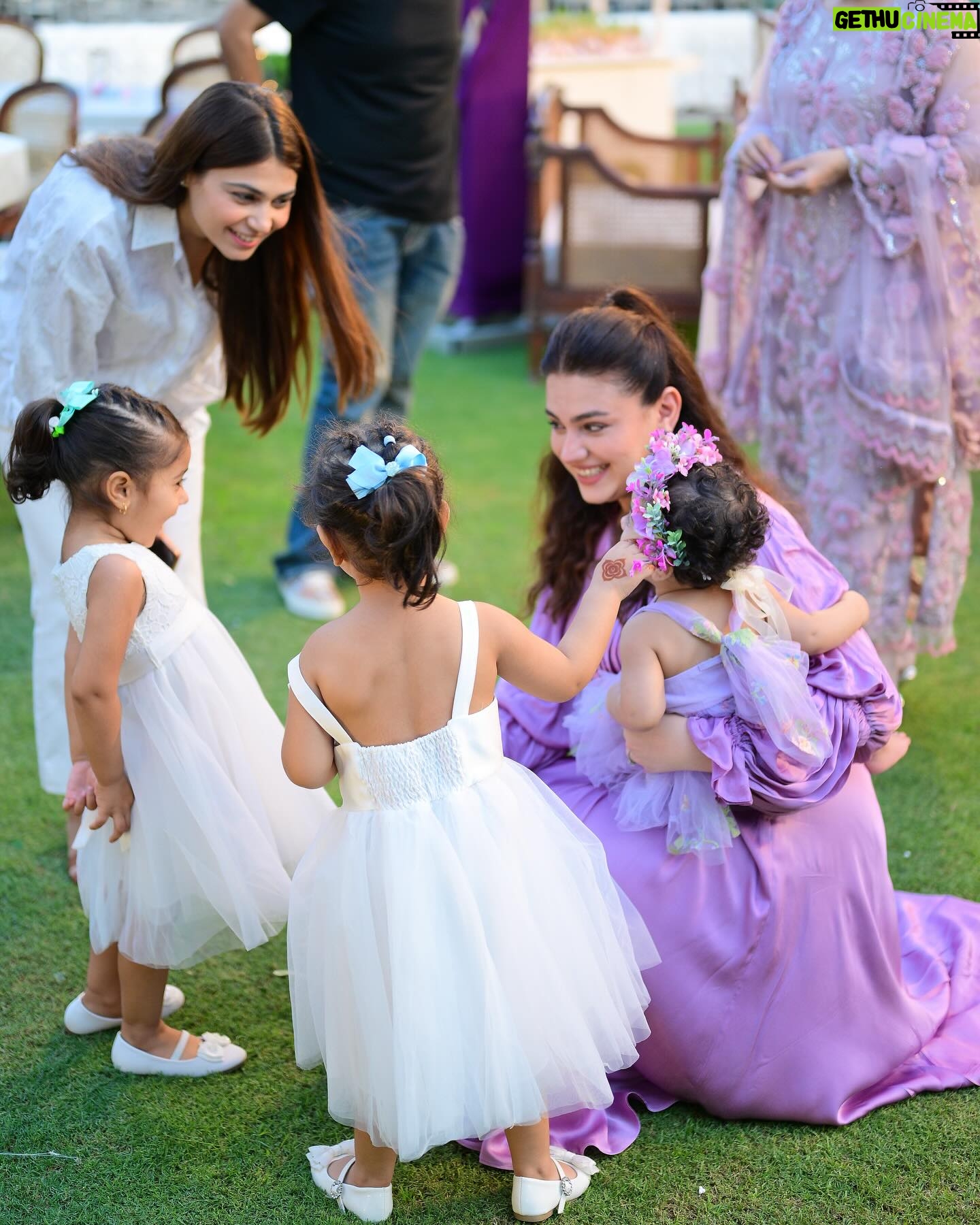 Zara Noor Abbas - 178.6K Likes - Noorejahan ki Pehli Salgirah ⭐️🧿🌙
There is no me. There is no you. There are just feelings. Emotions that you experience. Out of body experience - our daughter is just that for us. Our miracle. Our world. Our centre. The deeper meaning of our awareness.
Creating memories of a lifetime and surrounded with the love of our elders and magic of our friends. Thank you to everyone who came and brought their children and played and felt comfortable with us. Thank you everyone for your prayers and support.
This is our future , and we would want you to keep her safe in your prayers and let her thrive with no judgement and lots of adventure.
Ameen.