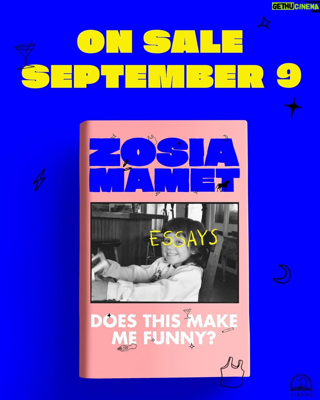 Zosia Mamet - 1K Likes - Thank you to everyone who made this book possible. I couldn’t have done it without every one of you. And @dannysangra thank you for designing my dream cover. I’d write something more profound if I wasn’t having an out of body experience…