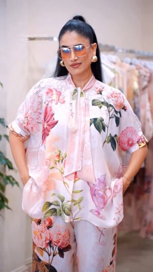 alisha pekha Instagram - Blown away by @pankajandnidhi new SS’25 collection. Tunics, dresses, shirts, cord sets - all in beautiful floral pastels. Silhouettes for everyone. Elevated occasion wear for upcoming summer season 
🩷💛💚💜
#pankajandnidhi #occassionwear #elevatedoutfits #summeroutfits #summercollectionُ #designerwear #indiandesigner