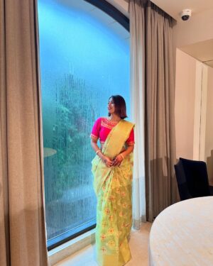 ayshayrav Instagram - #saree 🎁