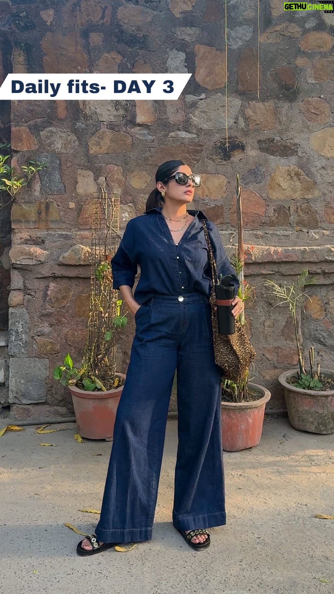 soundarya thakur - 10.2K Likes - Day 3 of Weekly Fit Challenge! Monochromes can never go wrong & denims are timeless!
This one’s comfy, clean, elegant, super wearable — perfect for summer.
Tell me this isn’t a go-to kinda vibe? 👖
🔗 Fit Link Attached
#grwm #grwmreel #WeeklyFitChallenge #GRWM #denimondenim #monochrome #casualfit #soundaryathakur #formocloset