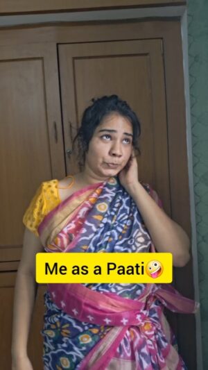 srimathi chimu Instagram - Me as a Paati🤪
