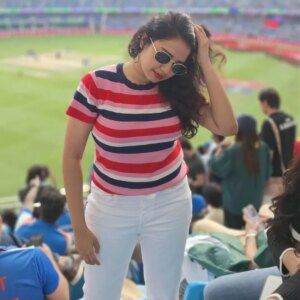 srimathi chimu Instagram - India Vs Pakistan Match ❤️‍🔥❤️‍🔥❤️‍🔥 
.
.
.
.
Thankyou for Making this happen🥹
 @hashifyofficial