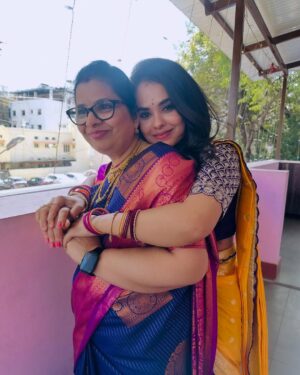 Abhijna Vishwanath Instagram - Nan amma♥️