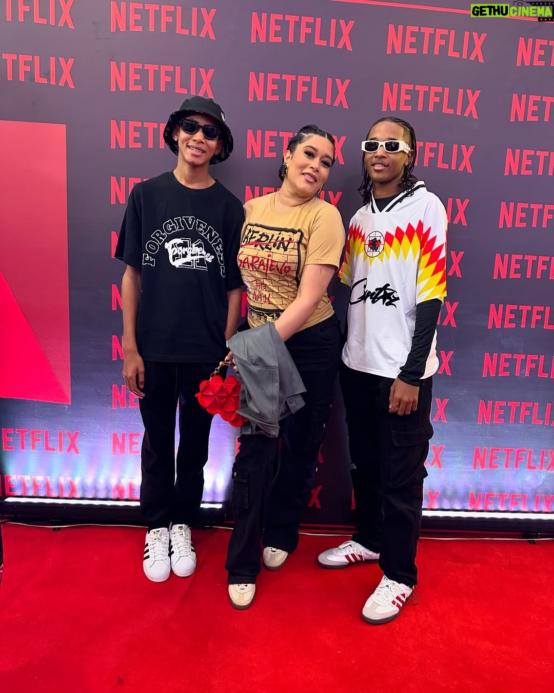 Adunni Ade - 139.6K Likes - Yesterdays Vibes to the World premiere of TÒKUNBÒ produced by @chrisodeh and directed by @ramseynouah with my boys @dmanyoung @youngest_inthehouse
It was all about the fast and trendy vibes! Right up my alley!!
Showing on Netflix @naijaonnetflix Aug 23rd!!! You don’t wanna miss it!!!!
Hair @hairbyaneesha
Mua @makeupbyridahh