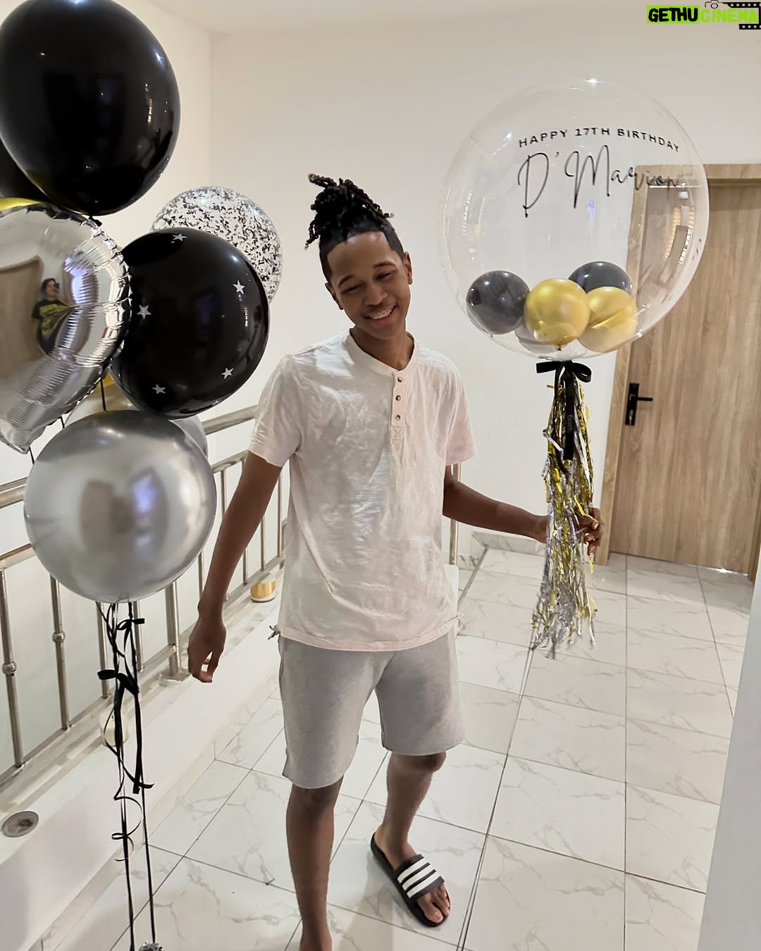 Adunni Ade - 51.3K Likes - Happy 17th Birthday, D’marion!
Today, as you celebrate another year of life, I want you to know just how special you are to me. Seventeen years ago, you came into this world and filled our lives with joy, laughter, and love. Watching you grow into the remarkable young man you are today has been a true blessing. Your strength, compassion, and determination never cease to amaze me.
As you embrace this new chapter in your life, I want to remind you that you have the power to shape your future. Dream big, work hard, and always stay true to yourself. Remember that every challenge you face is an opportunity for growth, and every success is a reason to be grateful.
On this special day, I pray that Allah showers you with His blessings and mercy. May He guide you on the right path, grant you wisdom in your decisions, and fill your heart with faith and hope.
Mama loves you! @dmanyoung