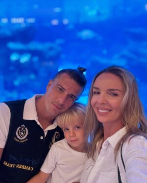 Agnieszka Włodarczyk Instagram - Uwielbiamy z nim spędzać czas❤️

#mama #tata #synek #teamkaras