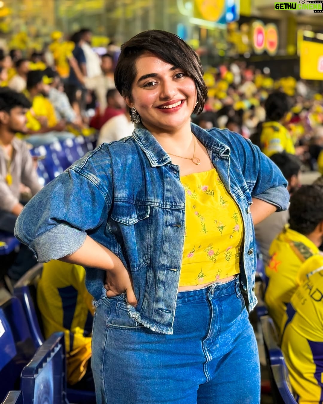 Aishwarya Murali - 21.2K Likes - yelloved 💛
.
.
.
.
.
#chennaisuperkings #csk #chepauk #msd #explorefeed #explorepage #explorepages #chennai #cskarmy #cskfans #thala #thalaajith #thaladhoni #sivakartikeyan