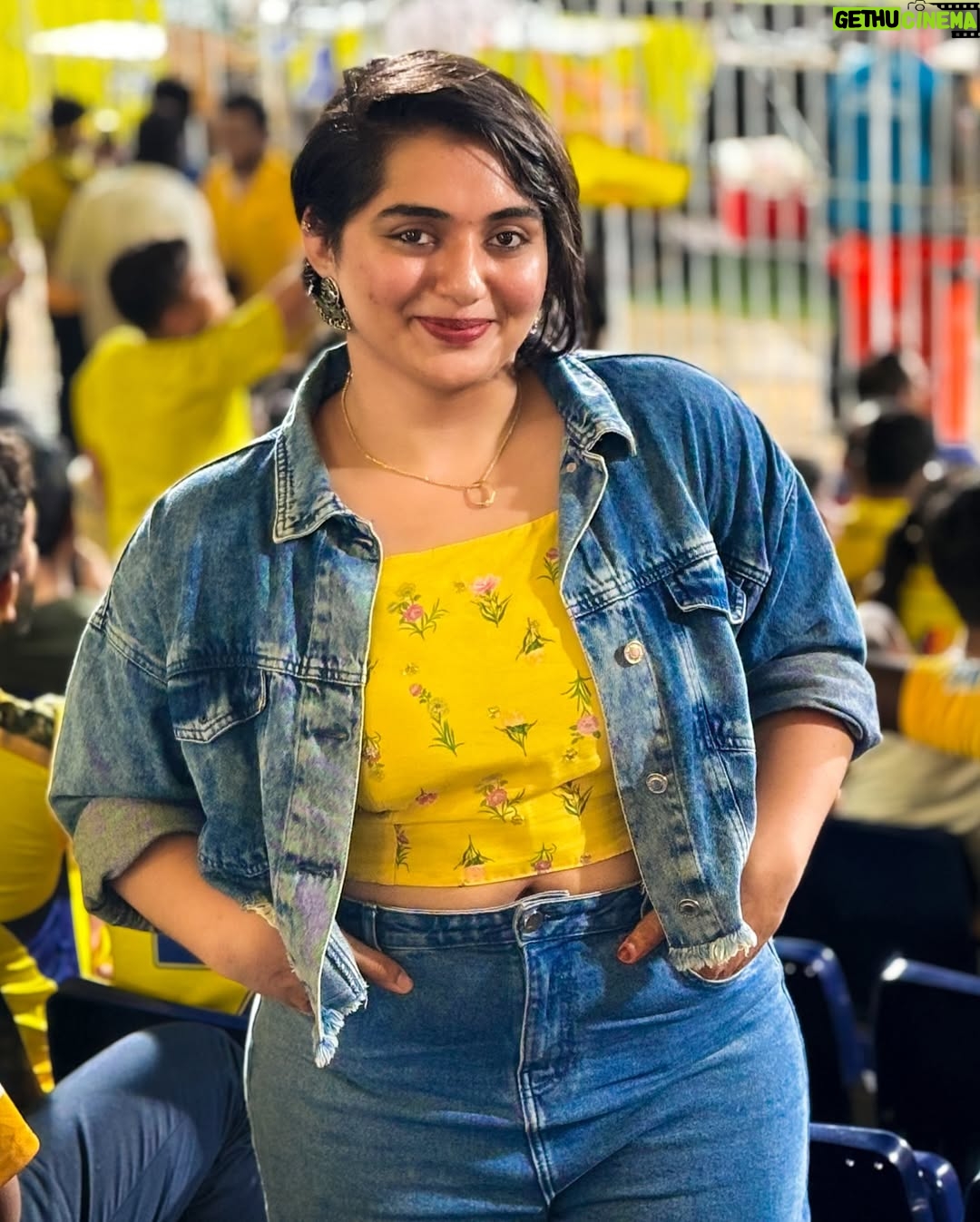 Aishwarya Murali - 21.2K Likes - yelloved 💛
.
.
.
.
.
#chennaisuperkings #csk #chepauk #msd #explorefeed #explorepage #explorepages #chennai #cskarmy #cskfans #thala #thalaajith #thaladhoni #sivakartikeyan