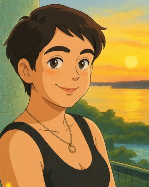 Aishwarya Murali Instagram - me in the Studio Ghibili Universe 😍✨
.
.
.
.
.
#studioghibliart #studioghibli #ghiblistudio #ghibli #ghibliart #ghiblimovies #ghiblimovie #ghibliredraw #explorepage✨ #explorepage #explorefeed #shorthair #pixiecut #pixiecuts #chennai #bengaluru