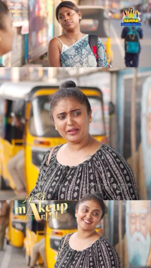Aishwarya Vadivu Instagram - Veetuku oru makeup artist irukanga😅😢
Watch Full video in Namma ponnunga youtube channel🔥❤️