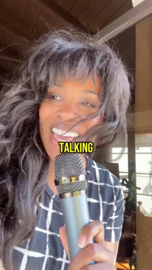 Akilah Hughes Instagram - We interrupt our race for the Webby to bring you this woman interrupting my midday sick nap. She didn’t know I come strapped with a karaoke machine at all times. 🎤 😂