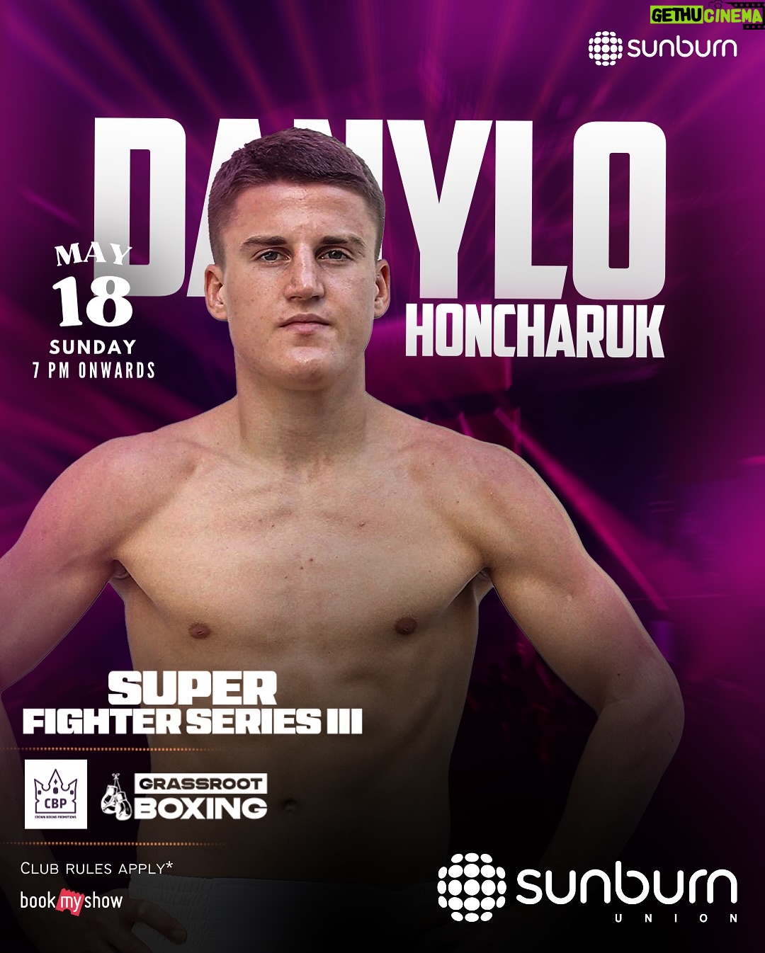 Akshaya Shetty - 1.3K Likes - On May 18, the ring becomes a borderless battleground!
From Ghana to Belarus, the UAE to India, Super Fighter Series III brings global contenders to an iconic stage with an atmosphere like no other.
For the first time in India, professional boxing 🥊 meets high-energy pub culture 🎉 — a one-of-a-kind experience curated by Crown Boxing Promotions and Grassroot Boxing, at Sunburn Union, Bengaluru.
Get ready for an epic night of adrenaline ⚡ and action 🔥.
Reserve your seats now 🎟️ on BookMyShow!