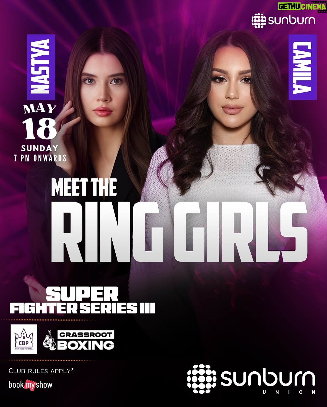 Akshaya Shetty - 1.3K Likes - On May 18, the ring becomes a borderless battleground!
From Ghana to Belarus, the UAE to India, Super Fighter Series III brings global contenders to an iconic stage with an atmosphere like no other.
For the first time in India, professional boxing 🥊 meets high-energy pub culture 🎉 — a one-of-a-kind experience curated by Crown Boxing Promotions and Grassroot Boxing, at Sunburn Union, Bengaluru.
Get ready for an epic night of adrenaline ⚡ and action 🔥.
Reserve your seats now 🎟️ on BookMyShow!