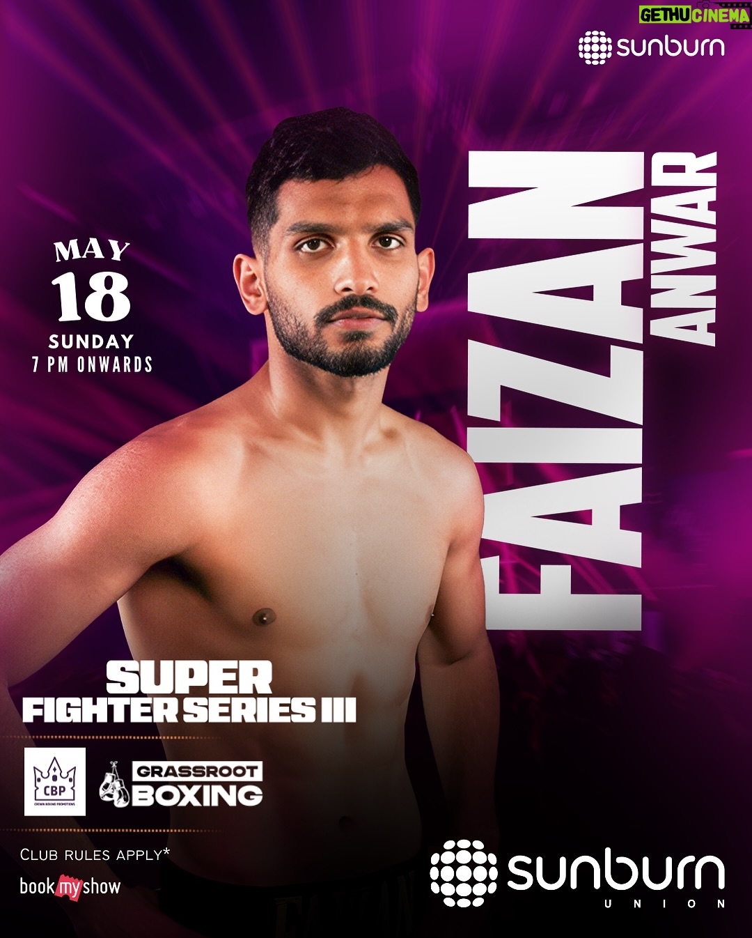 Akshaya Shetty - 1.3K Likes - On May 18, the ring becomes a borderless battleground!
From Ghana to Belarus, the UAE to India, Super Fighter Series III brings global contenders to an iconic stage with an atmosphere like no other.
For the first time in India, professional boxing 🥊 meets high-energy pub culture 🎉 — a one-of-a-kind experience curated by Crown Boxing Promotions and Grassroot Boxing, at Sunburn Union, Bengaluru.
Get ready for an epic night of adrenaline ⚡ and action 🔥.
Reserve your seats now 🎟️ on BookMyShow!
