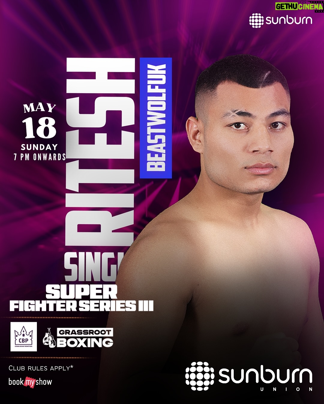 Akshaya Shetty - 1.3K Likes - On May 18, the ring becomes a borderless battleground!
From Ghana to Belarus, the UAE to India, Super Fighter Series III brings global contenders to an iconic stage with an atmosphere like no other.
For the first time in India, professional boxing 🥊 meets high-energy pub culture 🎉 — a one-of-a-kind experience curated by Crown Boxing Promotions and Grassroot Boxing, at Sunburn Union, Bengaluru.
Get ready for an epic night of adrenaline ⚡ and action 🔥.
Reserve your seats now 🎟️ on BookMyShow!