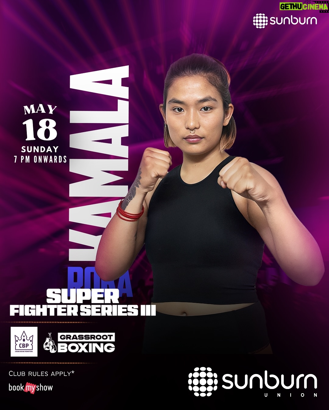 Akshaya Shetty - 1.3K Likes - On May 18, the ring becomes a borderless battleground!
From Ghana to Belarus, the UAE to India, Super Fighter Series III brings global contenders to an iconic stage with an atmosphere like no other.
For the first time in India, professional boxing 🥊 meets high-energy pub culture 🎉 — a one-of-a-kind experience curated by Crown Boxing Promotions and Grassroot Boxing, at Sunburn Union, Bengaluru.
Get ready for an epic night of adrenaline ⚡ and action 🔥.
Reserve your seats now 🎟️ on BookMyShow!