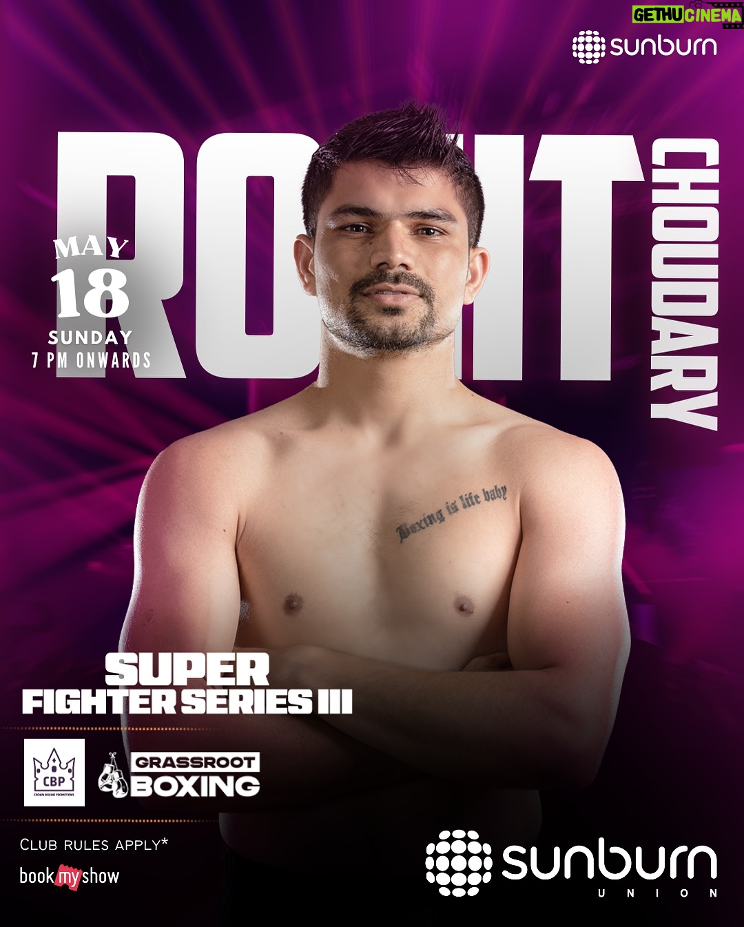 Akshaya Shetty - 1.3K Likes - On May 18, the ring becomes a borderless battleground!
From Ghana to Belarus, the UAE to India, Super Fighter Series III brings global contenders to an iconic stage with an atmosphere like no other.
For the first time in India, professional boxing 🥊 meets high-energy pub culture 🎉 — a one-of-a-kind experience curated by Crown Boxing Promotions and Grassroot Boxing, at Sunburn Union, Bengaluru.
Get ready for an epic night of adrenaline ⚡ and action 🔥.
Reserve your seats now 🎟️ on BookMyShow!