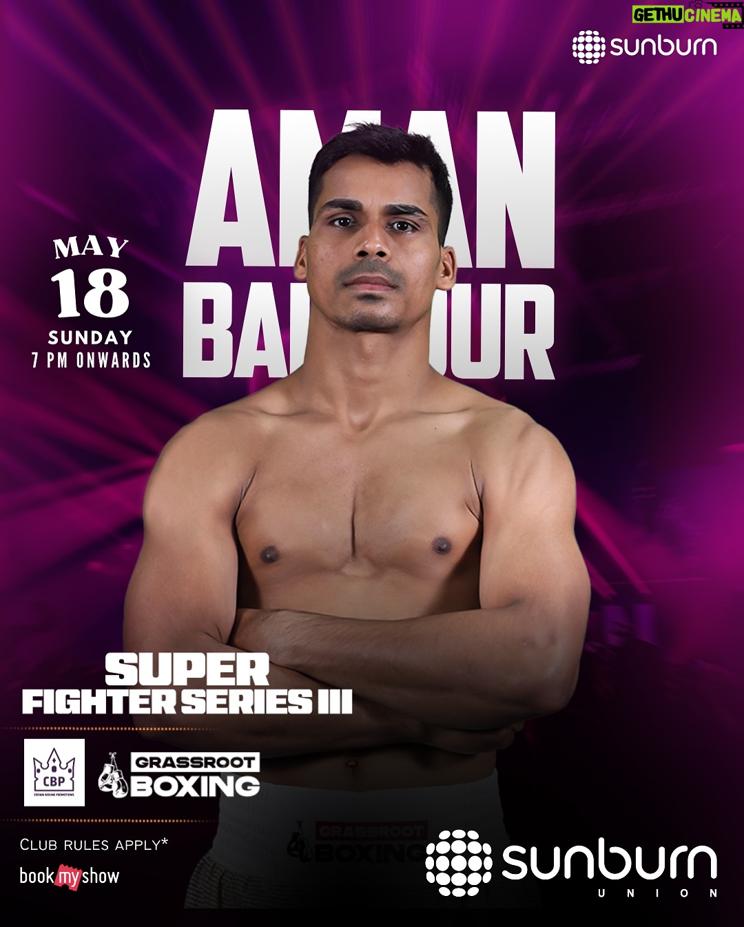 Akshaya Shetty - 1.3K Likes - On May 18, the ring becomes a borderless battleground!
From Ghana to Belarus, the UAE to India, Super Fighter Series III brings global contenders to an iconic stage with an atmosphere like no other.
For the first time in India, professional boxing 🥊 meets high-energy pub culture 🎉 — a one-of-a-kind experience curated by Crown Boxing Promotions and Grassroot Boxing, at Sunburn Union, Bengaluru.
Get ready for an epic night of adrenaline ⚡ and action 🔥.
Reserve your seats now 🎟️ on BookMyShow!